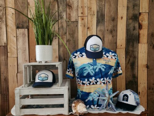 Pro Model Vintage Hawaiian Golf Polo Shirt