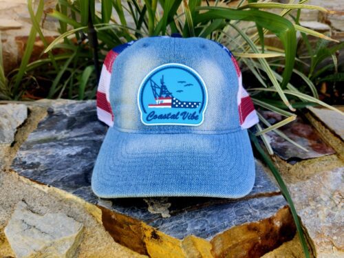 American Angler Unstructured Trucker Hat CVC2342 -4